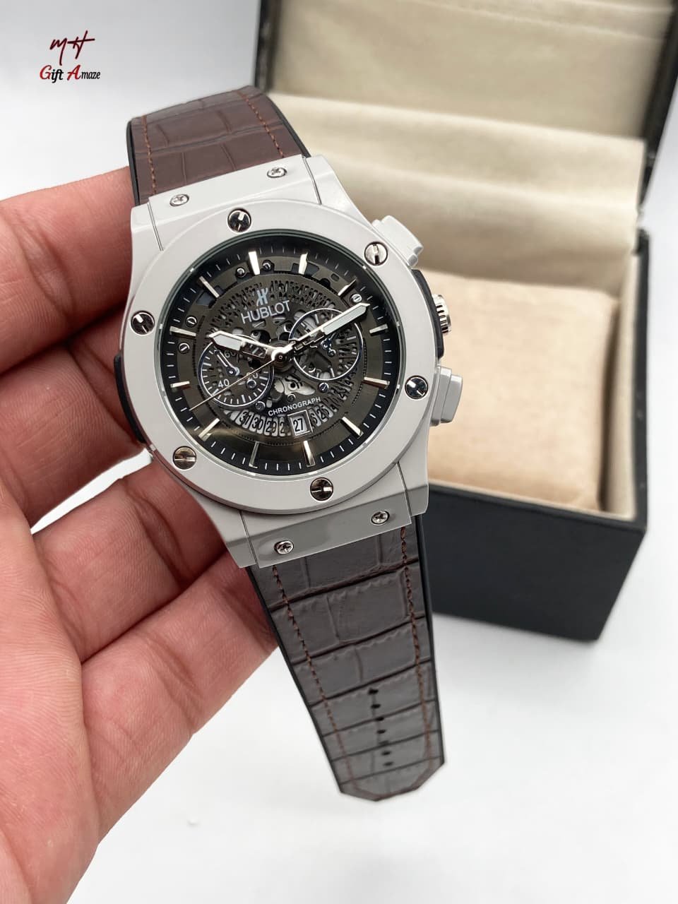 WhatsApp Image 2026-02-19 at 5.49.59 PM (2) Hublot Skeleton dial Watch - Image 1