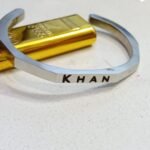 Hexagon curve bangle